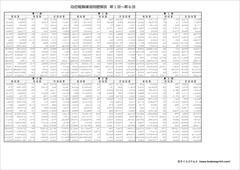 全珠連検定 段位暗算練習問題 ４８回分