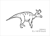 恐竜　ぬりえ　無料