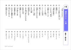 ５年生で習う漢字 漢字テスト１５ なぞりがきドリル 東京書籍